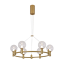 Ver imagem 1 de Pendente Coralina Dourado (d)70cm (a)24cm 6x2w 2700k 900lm - Oc021