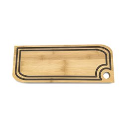 Tábua para SUSHI - Madeira Bambu e Resina 37x14x1,5cm - 1