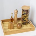 Ver imagem 4 de Saleiro Esférico Oikos em Bambu Natural Minimalista