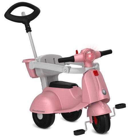 Triciclo Banderetta Passeio &amp; Pedal Rosa Bandeirante 1246