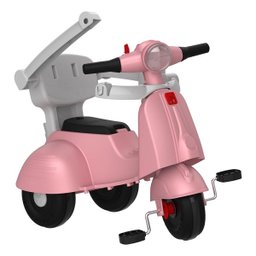 Triciclo Banderetta Passeio &amp; Pedal Rosa Bandeirante 1246 - 4