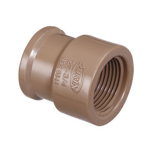 20 Unidades Luva Solda e Rosca Marrom Bitola 25mm X 3/4'' Durín