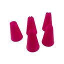 Ver imagem 3 de Kit para Confeitaria com Manga em Silicone + 5 Bicos para Decorar Cupcake Biscoito Bolo