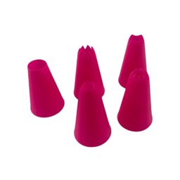 Kit para Confeitaria com Manga em Silicone + 5 Bicos para Decorar Cupcake Biscoito Bolo - 3