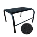 Ver imagem 1 de Escada para Maca 1 Degrau Metálica Esmaltada Medcombo Preto