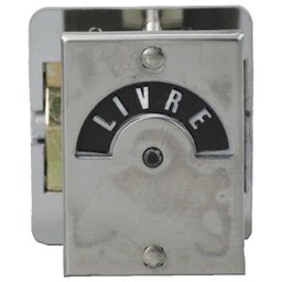 Tarjeta Livre/Ocupado 35 mm Lockwell cor cromado - 5