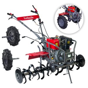 Motocultivador Tratorito À Diesel Branco Bttd 10,0e-1500 10,6cv