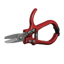 Ver imagem 1 de Tesoura de Poda Curta 5.1/2" Aço Inox Cabo Emborrada Vermelho Durín