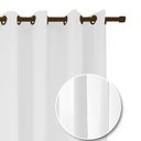 Ver imagem 1 de Cortina Para Sala Quarto Roma 300x220 Admirare Cor Branco