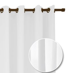 Cortina Para Sala Quarto Roma 300x220 Admirare Cor Branco - 1