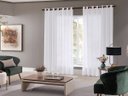 Ver imagem 2 de Cortina Para Sala Quarto Roma 300x220 Admirare Cor Branco