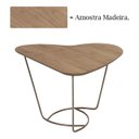 Ver imagem 5 de Mesa De Centro Organica Coraçao Amendoa Base Metal Cobre Nacc