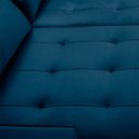 Ver mais imagens de Sofa Retratil Reclinavel 2 Lugares 2,00 Vitória Veludo Azul Marinho Lansofbr