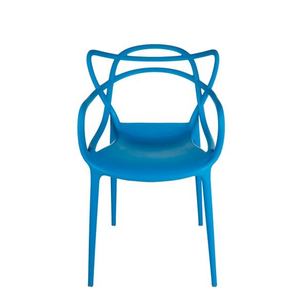 Kit 6 Cadeiras Allegra de Polipropileno Azul - 173 Dpp - 3