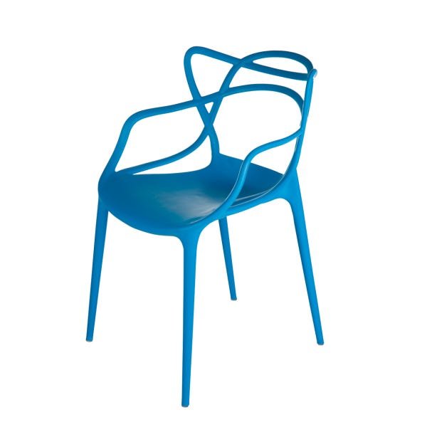 Kit 6 Cadeiras Allegra de Polipropileno Azul - 173 Dpp - 2
