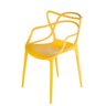 Kit 2 Cadeiras Allegra de Polipropileno Amarela - 173 Dpp - 2