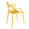 Kit 2 Cadeiras Allegra de Polipropileno Amarela - 173 Dpp - 4