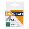 Grampo para Grampeador de 14mm com 1000 Grampos Nº 140 Dexter - 1