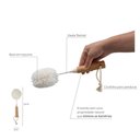 Ver imagem 2 de Escova de Bambu Oikos Flexível para Limpeza de Copos Off-white