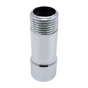 Ver imagem 1 de Extensor Aumento Prolongador Médio 6cm Cromado para Torneira e Chuveiro Rosca 1/2"