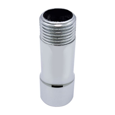 Extensor Aumento Prolongador Médio 6cm Cromado para Torneira e Chuveiro Rosca 1/2"