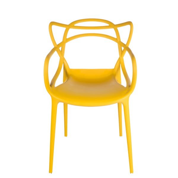 Kit 6 Cadeiras Allegra de Polipropileno Amarela - 173 Dpp - 3