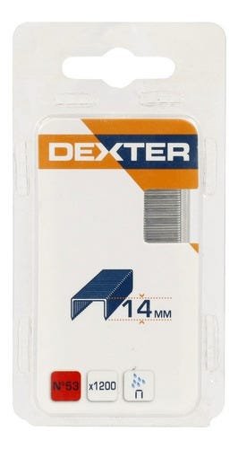 Grampo para Grampeador de 14mm com 1200 Grampos Nº 53 Dexter - 1