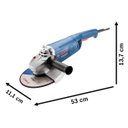 Ver imagem 4 de Esmerilhadeira Bosch Gws 2200-230 220v Bosch