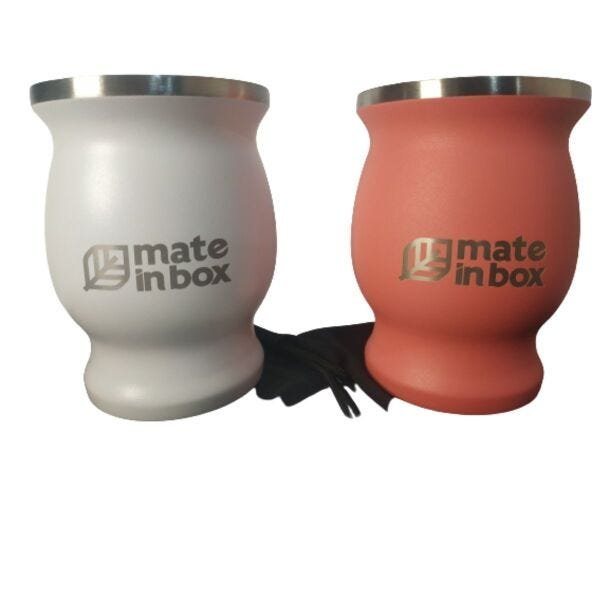 Cuia Termica Guayra Rosa 250ml - Mate in Box - 2