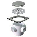 Ver imagem 3 de Ralo Elegance Mozaik RBLE1520 Escovado 17,5x17,5cm