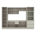 Ver imagem 4 de Cozinha Completa Fineze 11 Portas 4 Gavetas com Vidro 100% MDF Areia Hp - Henn