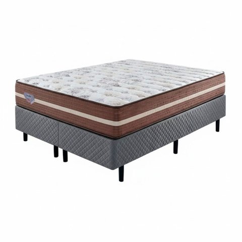 Conjunto Box Casal Ecoflex King Size 68x193x203cm