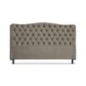 Cabeceira de Cama Box King 193cm Dunas Larhome Tecido Suede Veludo - 2