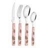 Faqueiro Tramontina Bliss com Lâminas em Aço Inox e Cabos de Polipropileno Rosa Pastel 16 Peças - 2