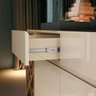 Buffet Aparador Passion com Adega Off White Cedro - Edn Móveis - 4