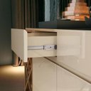 Ver imagem 4 de Buffet Aparador Passion com Adega Off White Cedro - Edn Móveis