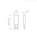 Ver imagem 4 de Lâmpada LED G9 4W 325Lm 220V Sth8142/30