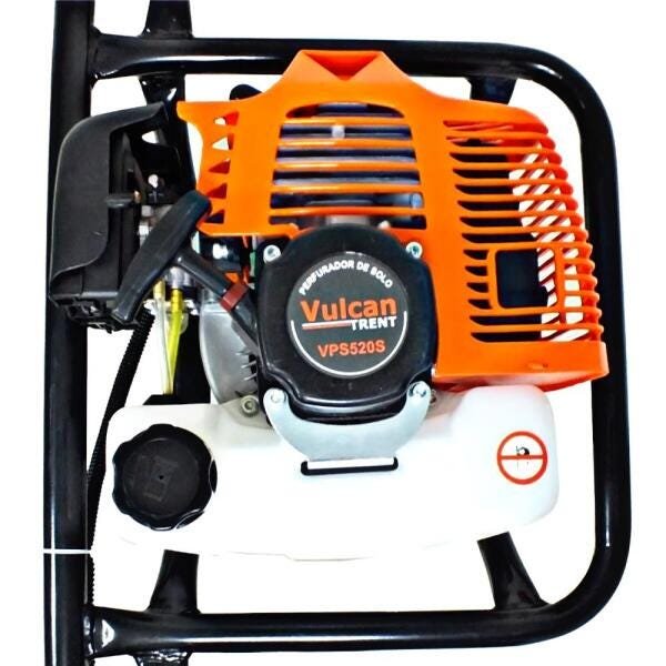 KIT Perfurador de Solo Vulcan VPS520-S Broca 80x15cm + Broca 80x25cm e 80x30cm + Extensão de 80cm - 4