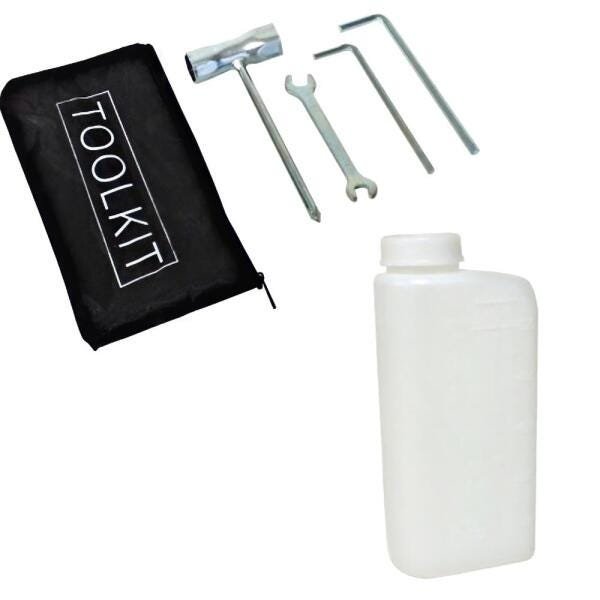 KIT Perfurador de Solo Vulcan VPS520-S Broca 80x15cm + Broca 80x25cm e 80x30cm + Extensão de 80cm - 3