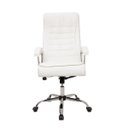 Ver imagem 7 de Cadeira de Escritório Ergonômica Presidente Big Monique Branca com 42 Molas Ensacadas e Pillow Top