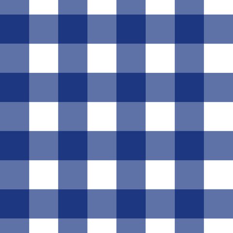 Papel de Parede Doce Estilo Xadrez Azul 82021