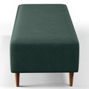 Ver imagem 2 de Kit 02 Puffs Bali Pés Palito 120x50 Cm Linho Verde Musgo