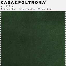 Sofá 3 Lugares 2,30M Molino Base de Madeira Pés Alumínio Veludo Verde - Casaepoltrona - 5