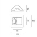 Ver imagem 4 de Embutido Invisible em Gesso Quadrado para Dicróica Dimlux