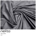 Ver imagem 3 de Sofá Molino 3 Lugares 230cm Pés Alumínio Veludo Titânio - Nexta Casa