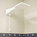 Ver imagem 3 de Ducha Chuveiro Hydra Quadratta Max Eletrônico Branco 110v