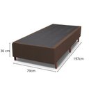 Ver imagem 2 de Base Box Queen Size Prince Sued 0,79x1,97x0,32