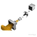 Ver imagem 3 de Acabamento Para Registro Quadrado ABS Cromado Gaveta Kit 4