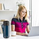 Ver imagem 3 de Garrafa Térmica Uniterm Roma 1 Litro Chá Café Leite:azul