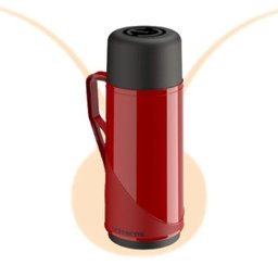 Garrafa Térmica Uniterm Roma 1 Litro Chá Café Leite:vermelho - 1